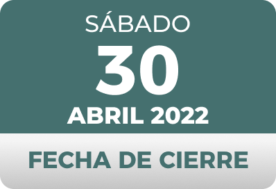 FECHA DE CIERRE: 30 de abril de 2022